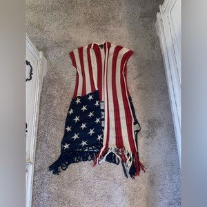 American Flag Cardigan